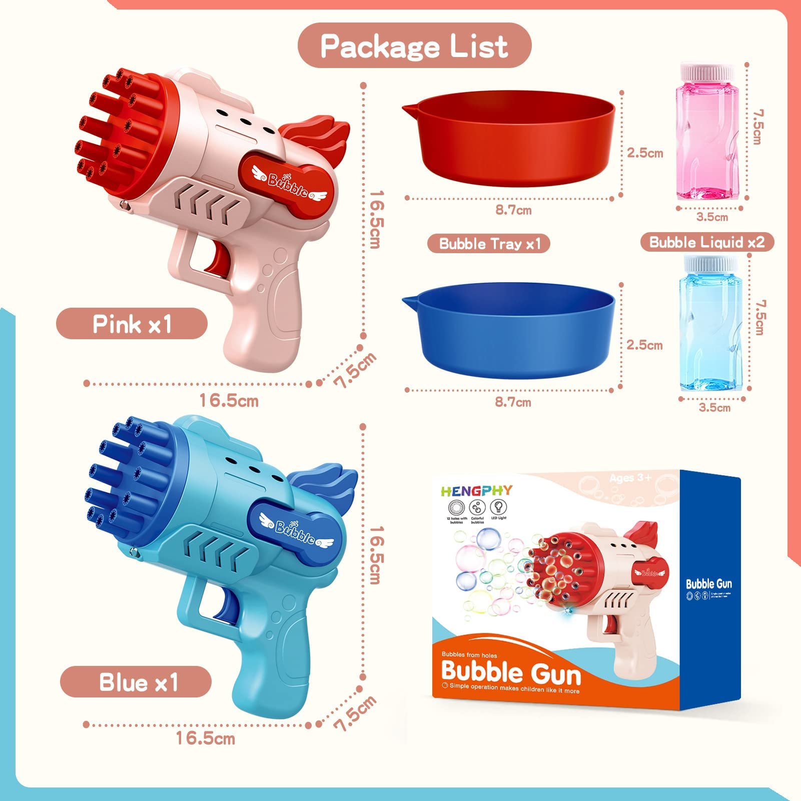 バブルガン 12個セット Amazon | [12個セット] Patymo パーティーバブルシャワー(LED